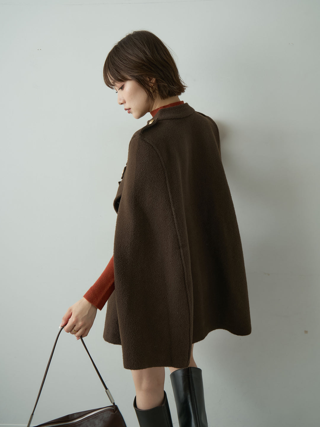 [SET]ゴールドボタンナポレオンケープ+選べるアクセセット(2set)
