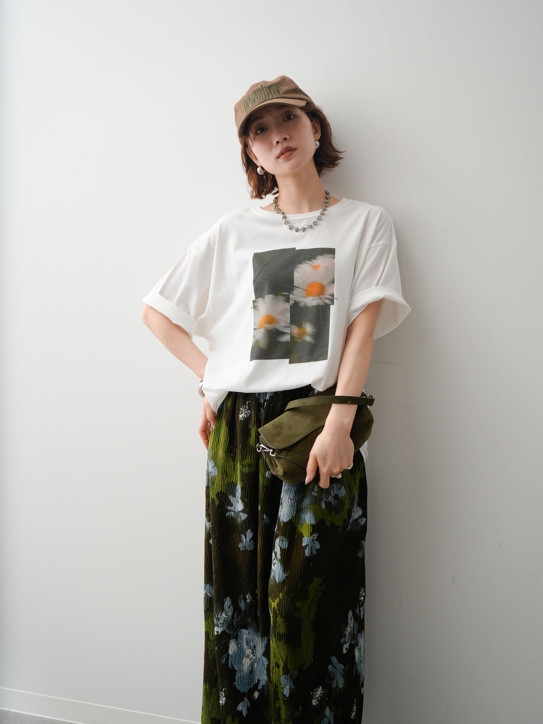 [SET]フラワーフォトTEE+選べるアクセセット(2set)