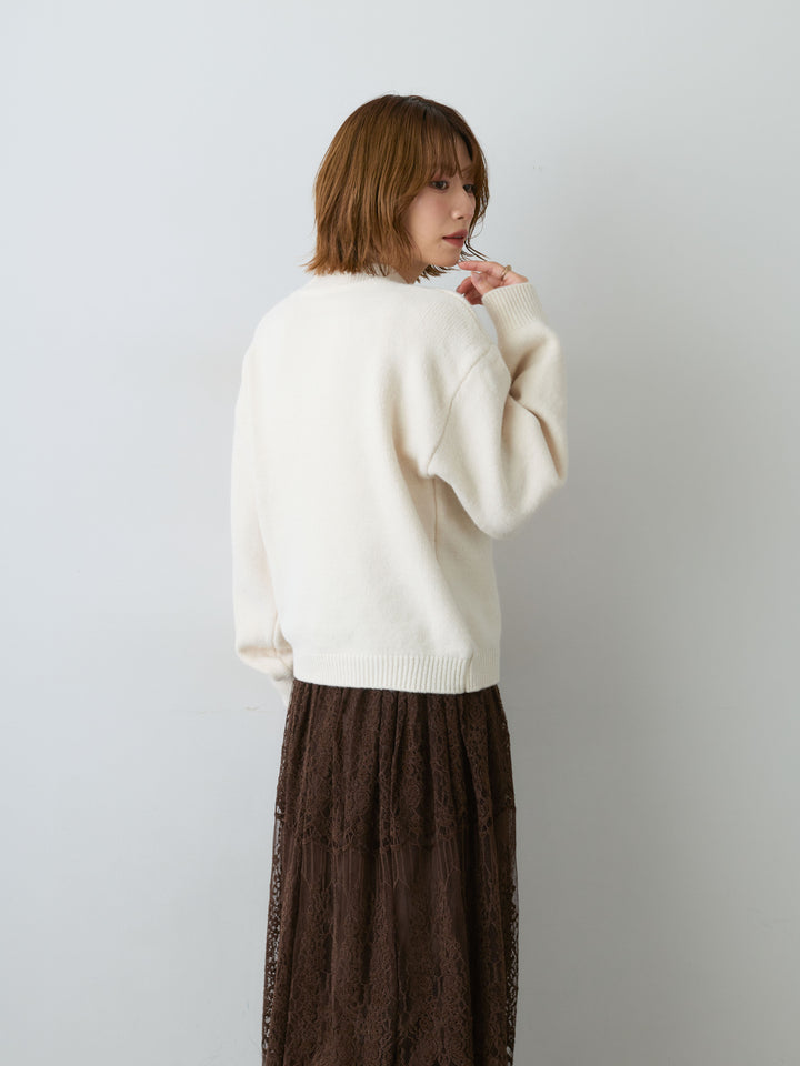 [SET]ナポレオンニットプルオーバー+選べるアクセセット(2set)