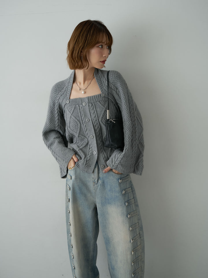 [SET]ケーブルベアトップ＆ボレロSET UP(2SET)