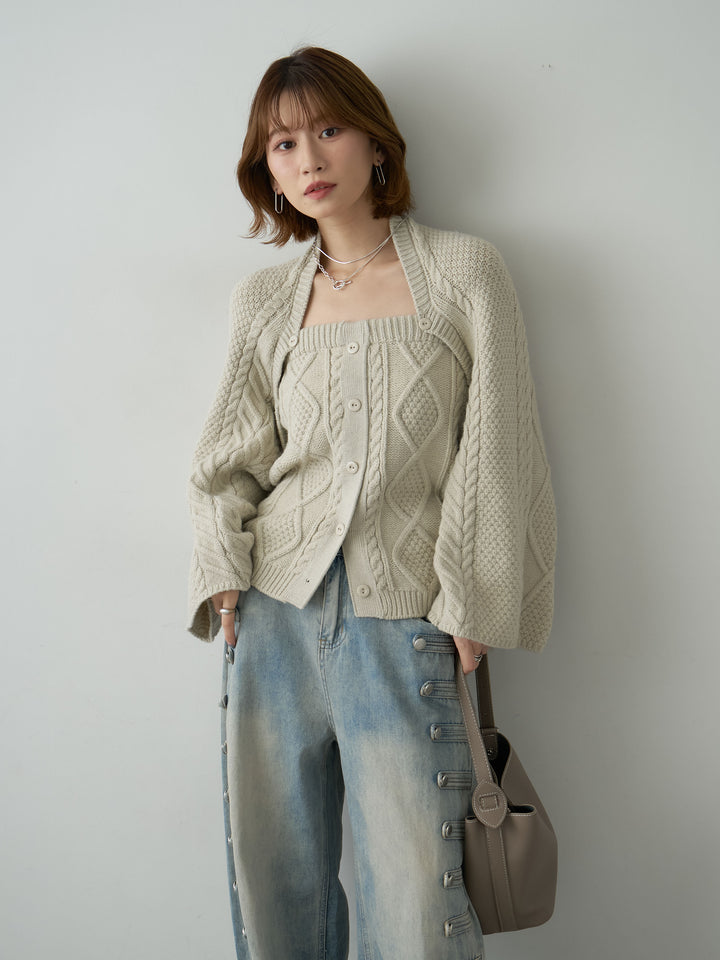 [SET]ケーブルベアトップ＆ボレロSET UP(2SET)