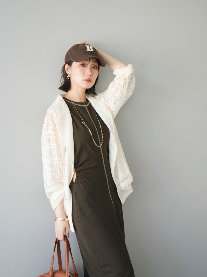 [予約]Bロゴ刺繍CAP/ブラウン