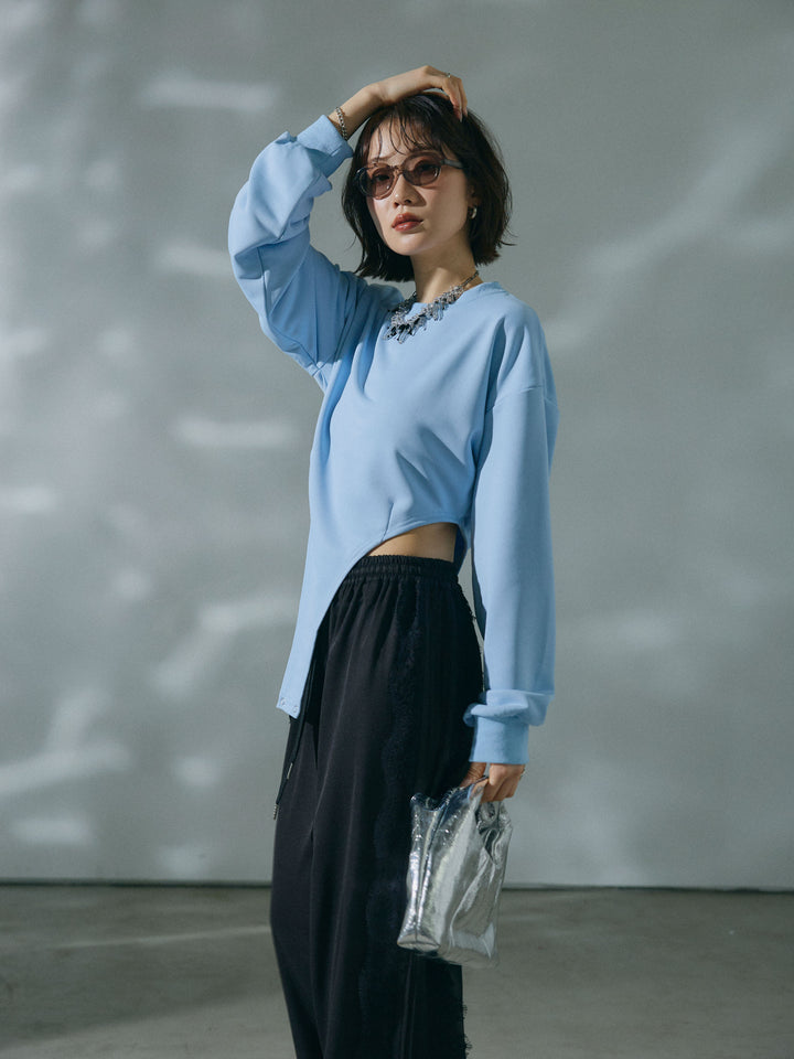 [予約]スウェットボディスーツ/lightblue