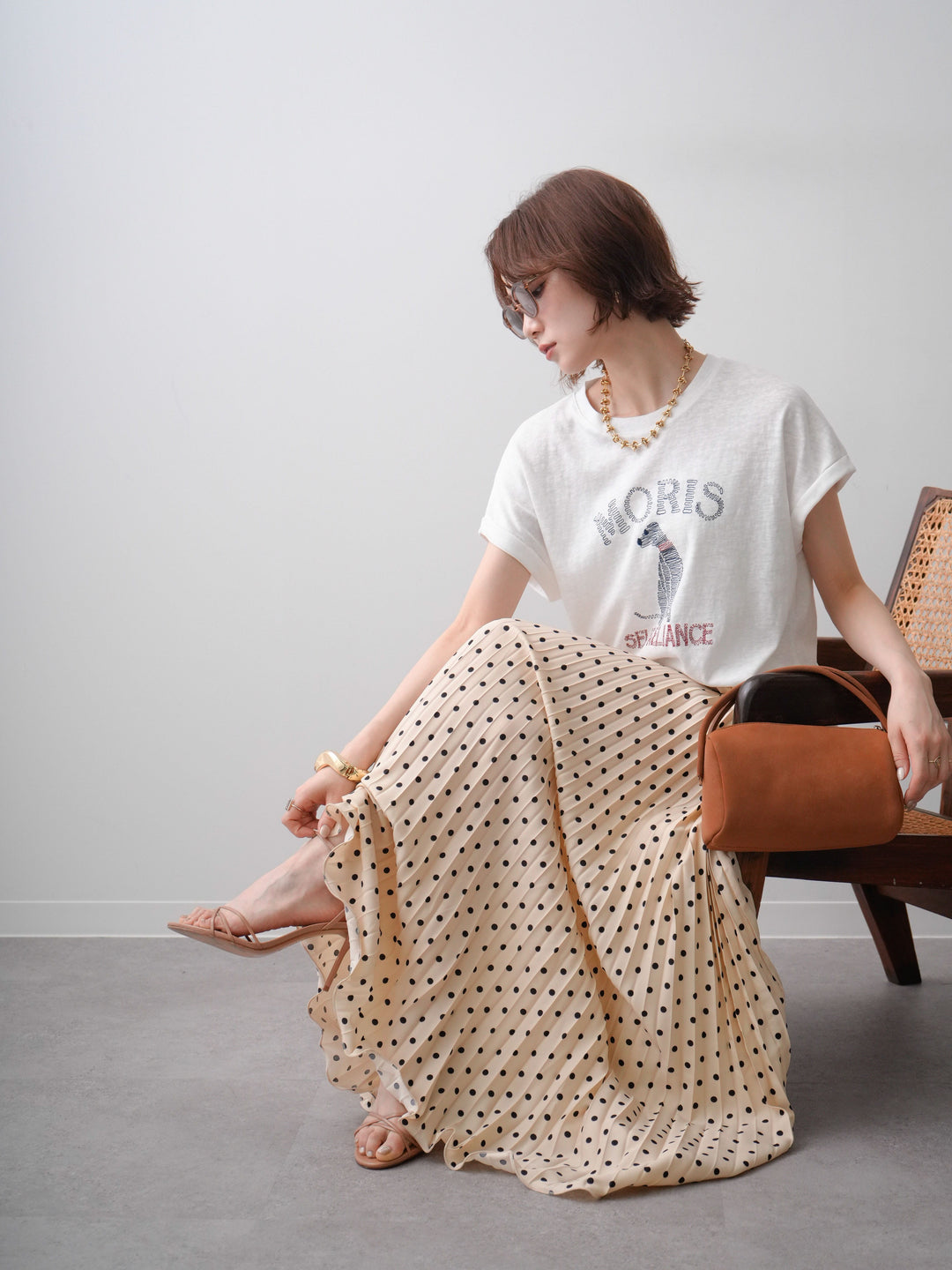 [SET]ドッグエンブロイダリーTEE+ドッグエンブロイダリーTEE(2set)